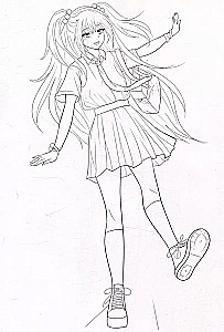 RAZKRĀSA Fashion Anime. Skolas stils