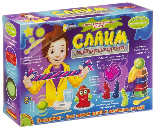 Franču eksperimenti Slime laboratorija