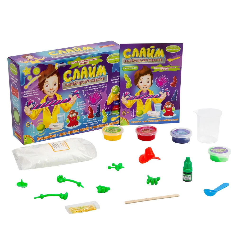 Franču eksperimenti Slime laboratorija