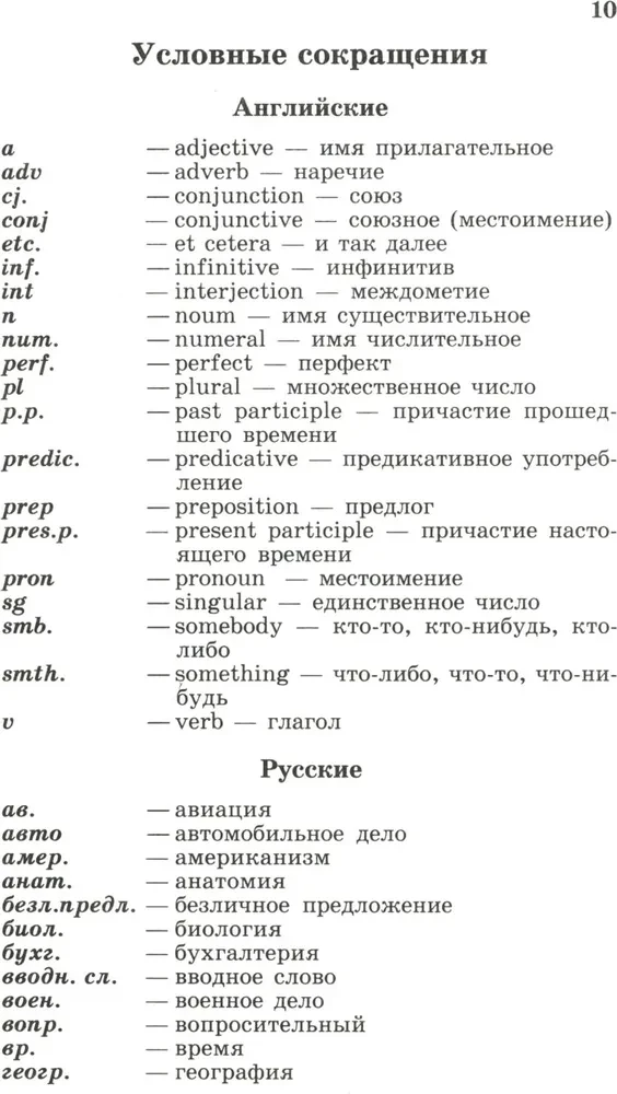 Populārs angļu-krievu un krievu-angļu vārdnīca. Transkripcija un transliterācija angļu vārdiem