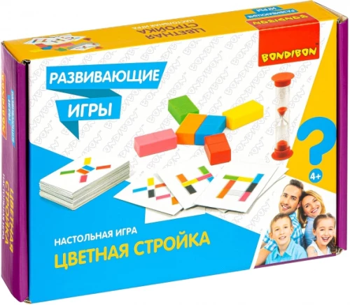 Galda spēle Bondibon «KRĀSU BŪVE», KASTE