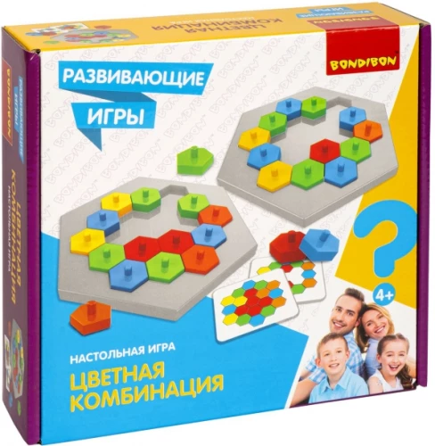 Attīstošās spēles Bondibon Krāsainā kombinācija