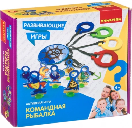 Attīstošās aktīvās spēles Bondibon Komandas makšķerēšana