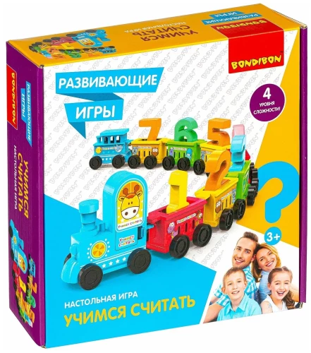 Attīstošās galda spēles Bondibon Mācāmies skaitīt
