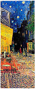 Molly numuru glezna (35x88) Van Gogs. Nakts kafejnīcas terase