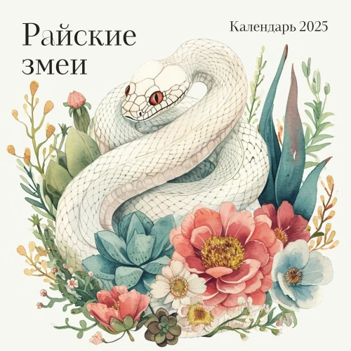 Sienas kalendārs 2025. gadam Paradīzes čūskas