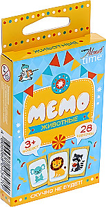 Настольная игра Мемо. Животные