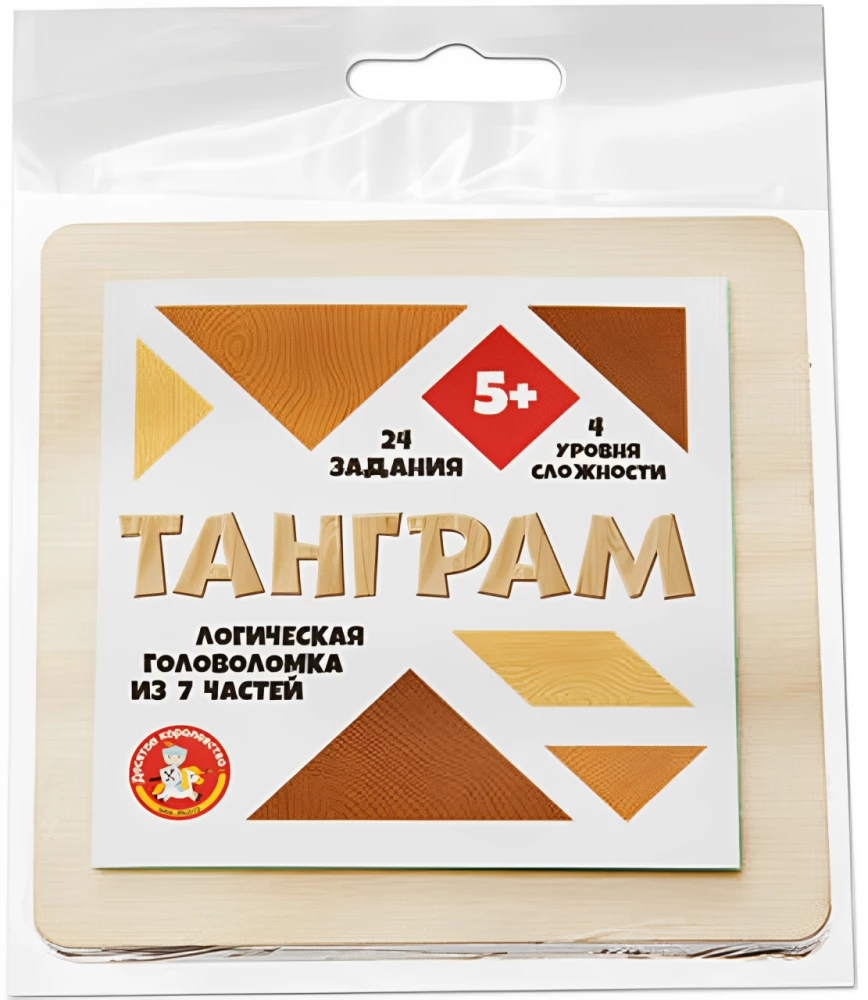Koka puzle spēle Tangram
