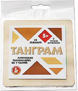 Koka puzle spēle Tangram
