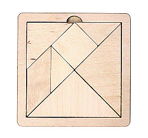 Koka puzle spēle Tangram