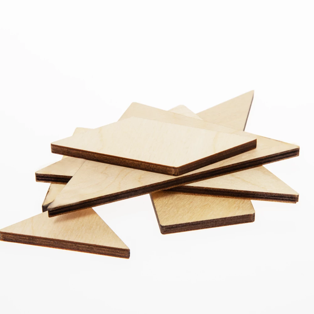 Koka puzle spēle Tangram