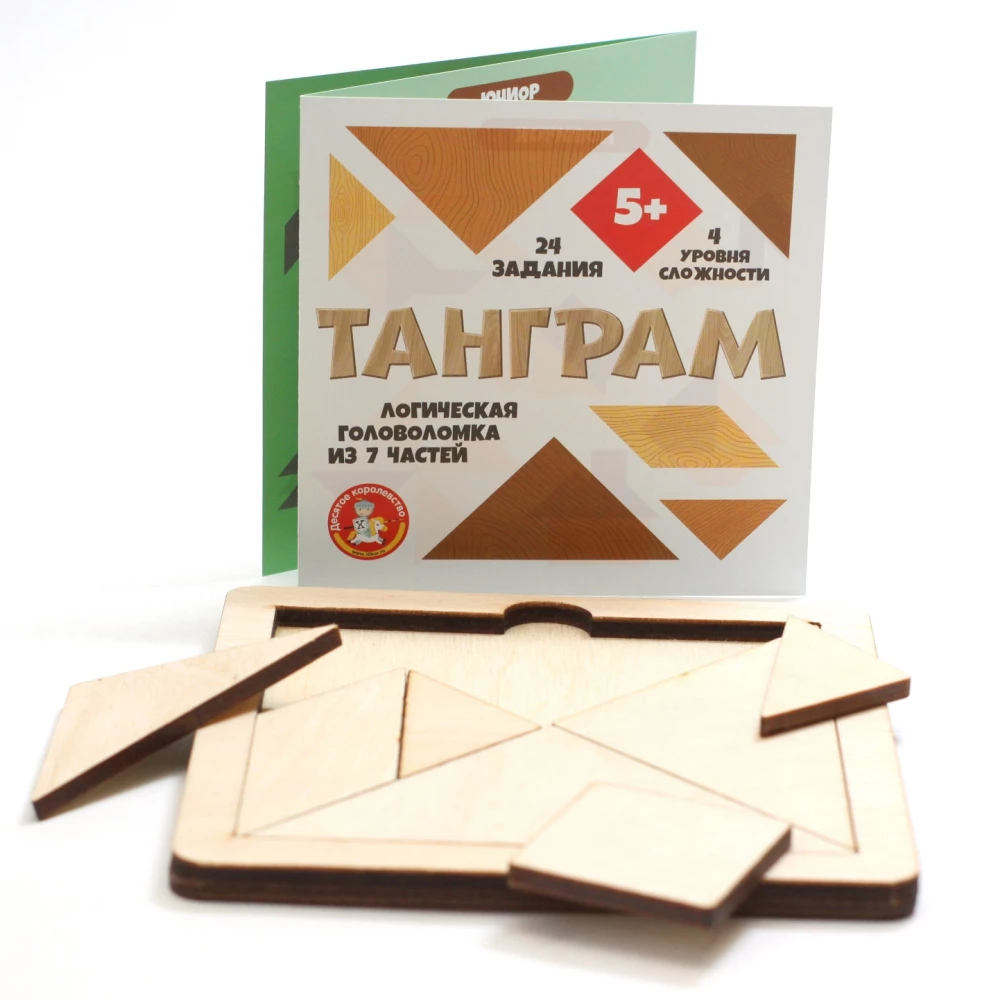 Koka puzle spēle Tangram