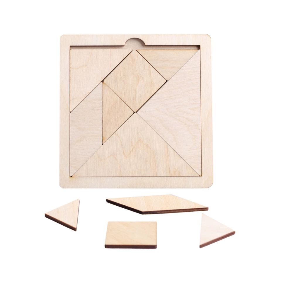 Koka puzle spēle Tangram
