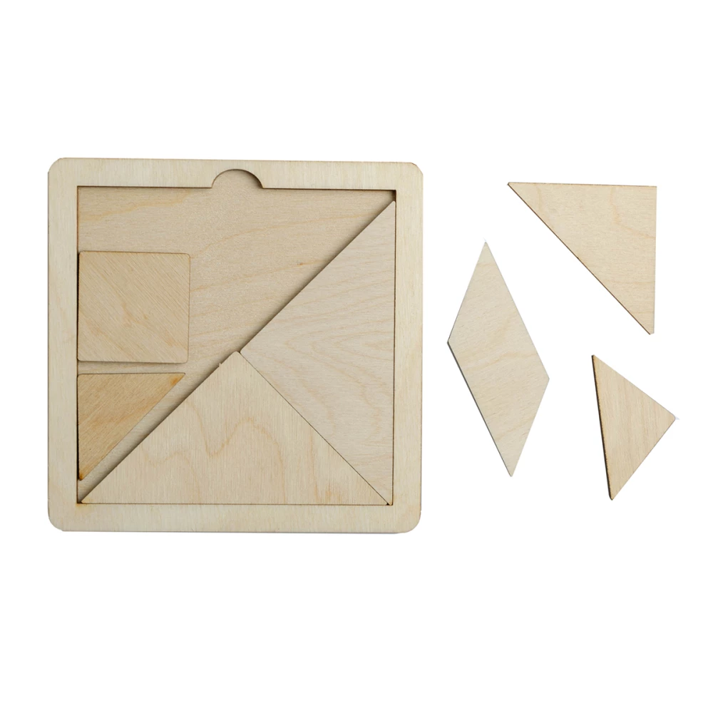 Koka puzle spēle Tangram