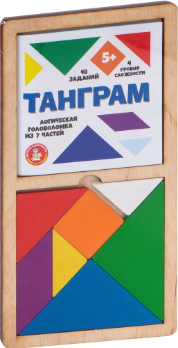 Koka puzle spēle Tangram