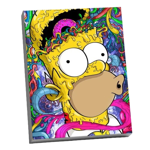 Numuru glezna Molly (40x50) Homērs ar pīrādziņu