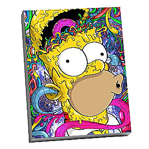 Numuru glezna Molly (40x50) Homērs ar pīrādziņu