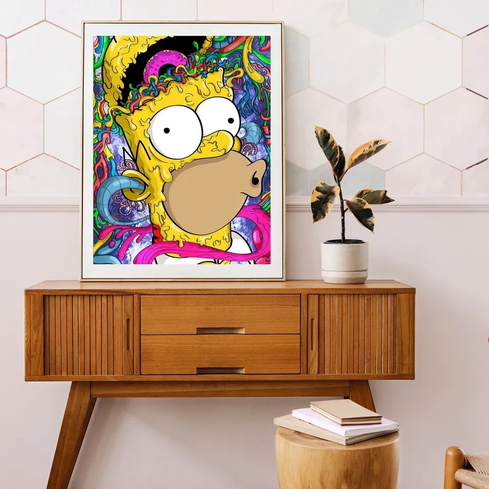 Numuru glezna Molly (40x50) Homērs ar pīrādziņu