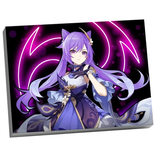 Numuru glezna Molly (30x40) Genshin Neon Ke Qing