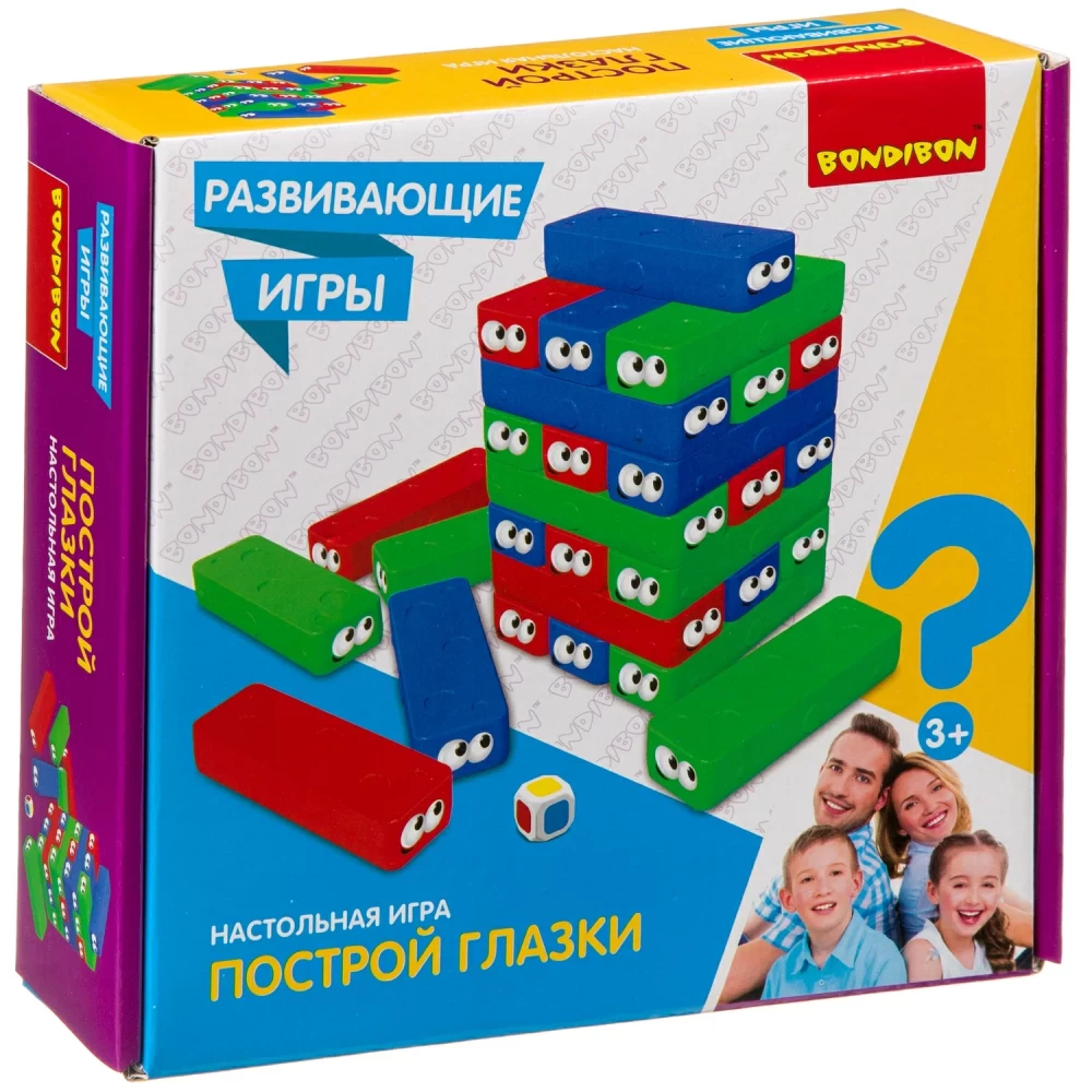 Galda spēle "Uzbūvē acis"