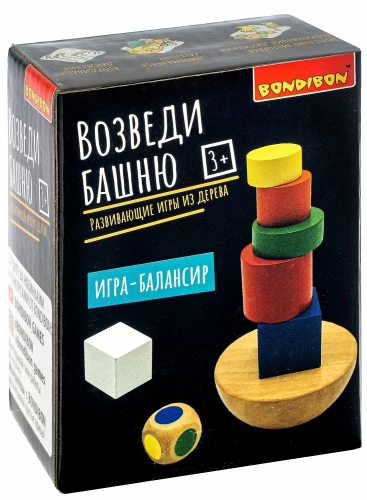 Galda spēle balansieris Uzcel torni
