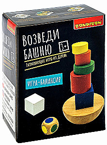 Galda spēle balansieris Uzcel torni