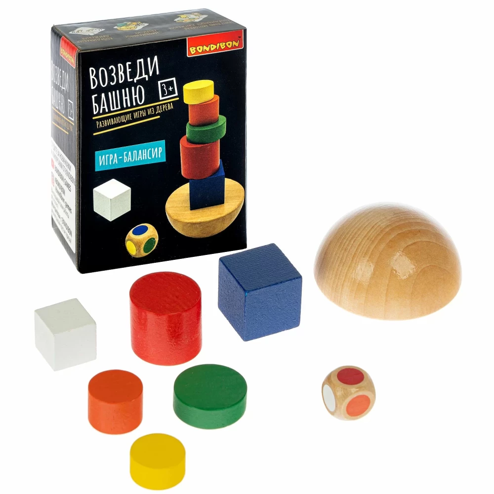 Galda spēle balansieris Uzcel torni