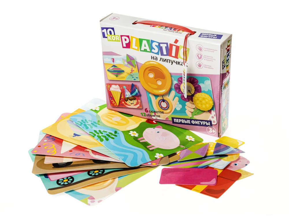 Plastmasa uz lipīgajām lentēm Pirmās figūras