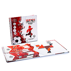 Magnētiskā spēle-mīkla Tangram. Futbols