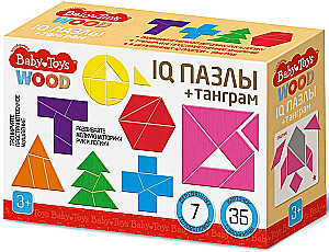 Настольная игра-головоломка IQ Пазлы. Танграм