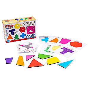 Настольная игра-головоломка IQ Пазлы. Танграм
