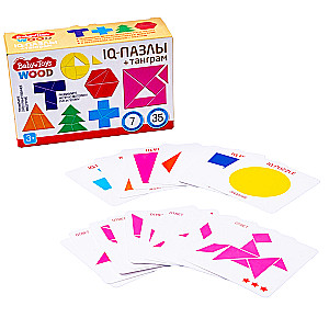 Настольная игра-головоломка IQ Пазлы. Танграм