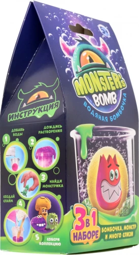 3 in 1 Monsters bomb komplekts