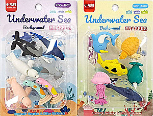 Zīmuliņu dzēšgumiju komplekts UNDERWATER SEA