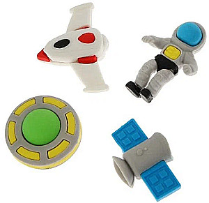 Zīmuli dzēšgumiju komplekts SPACE