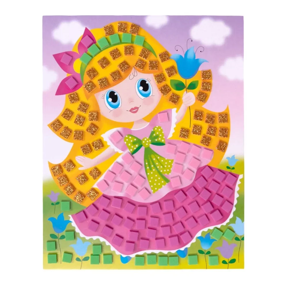 Radošais komplekts bērniem. Aplikācija «Princese»