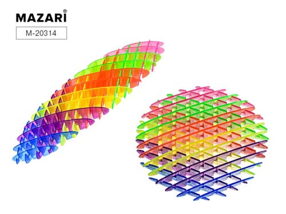 Rotaļu-antistress Režģis 24 cm, daudzkrāsains