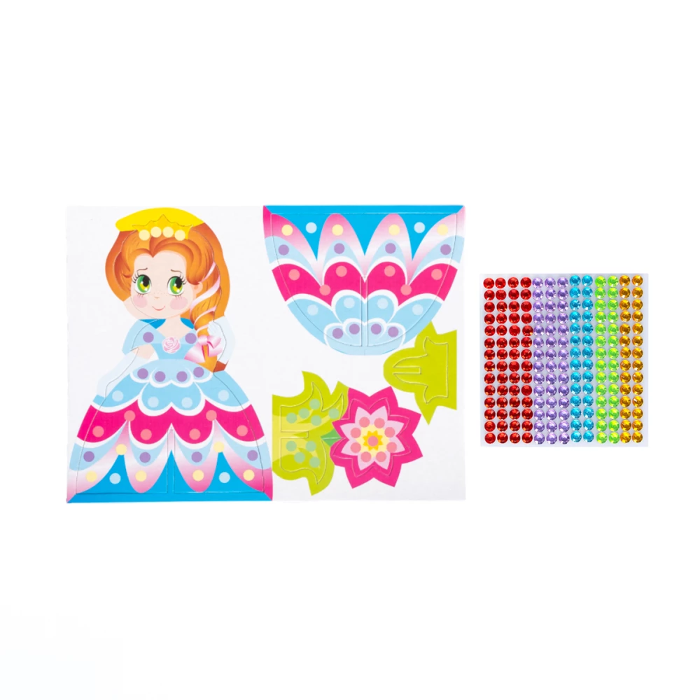 3D-radošais komplekts no pērlītēm Princese 3