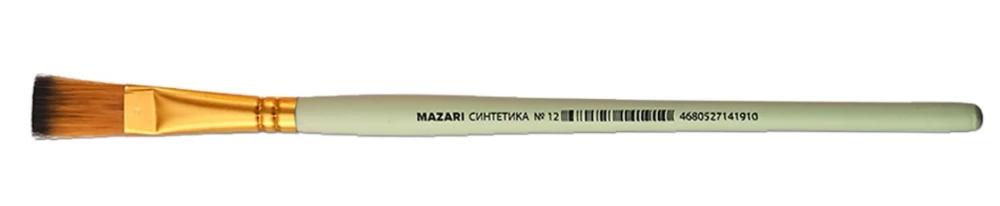 Mākslas otas, sintētika, №12, plakana