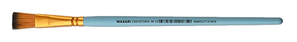 Mākslas otas, sintētika, №10, plakana