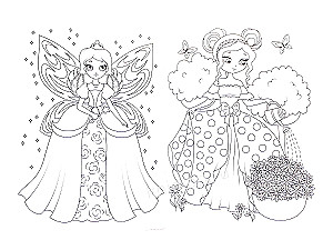 Krāsošana. Pie princeses