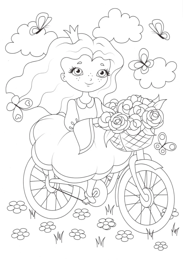 Krāsošana. Pie princeses