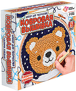 Radošais komplekts Paklāju izšūšanai. Lācis