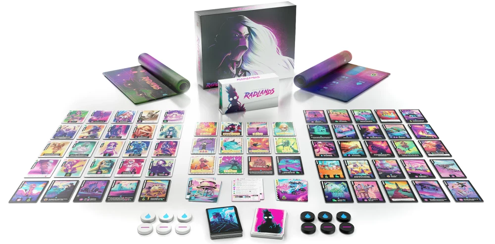 Galda spēle Radlands. Pārpalikumu zeme. Super deluxe
