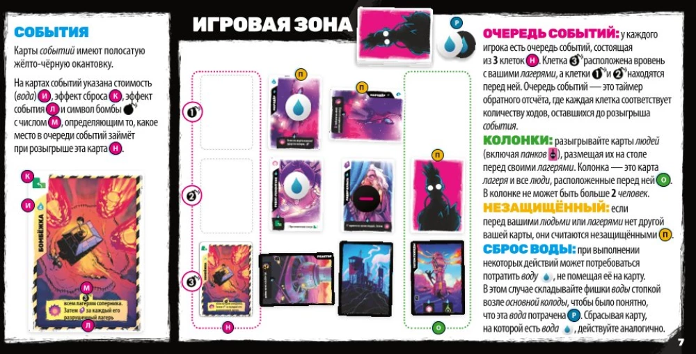 Galda spēle Radlands. Pārpalikumu zeme. Super deluxe