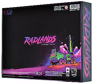 Galda spēle Radlands. Pārpalikumu zeme. Super deluxe