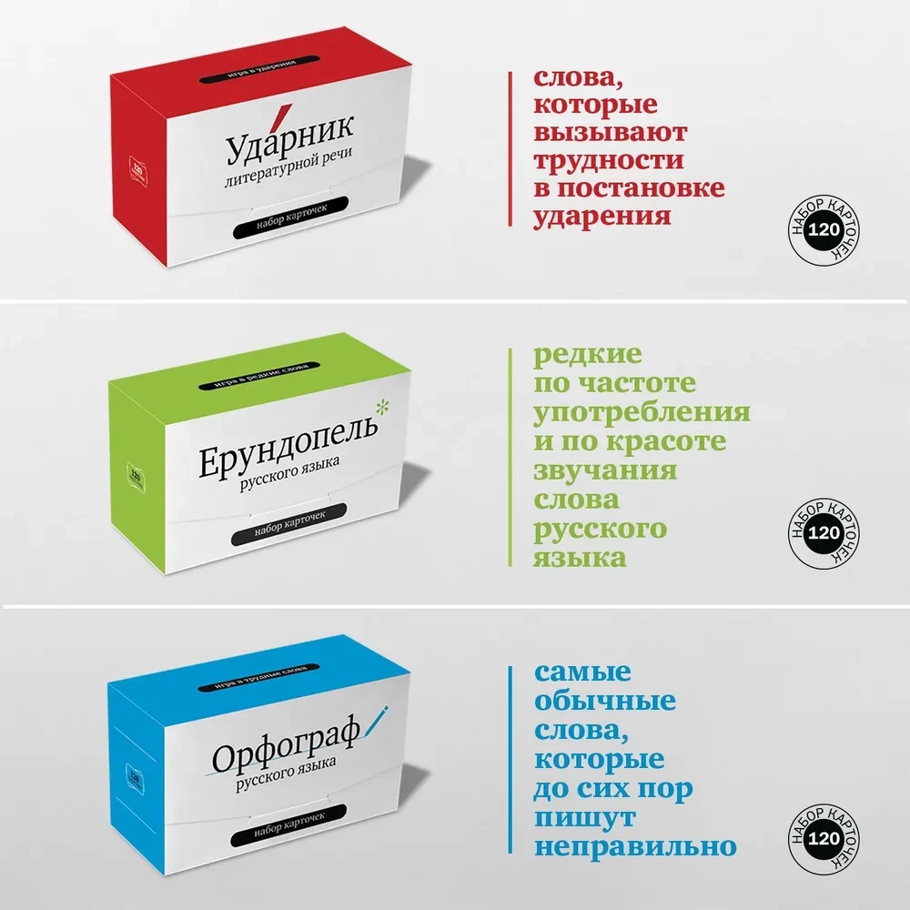 Komplekts spēlēm Troika par krievu valodu