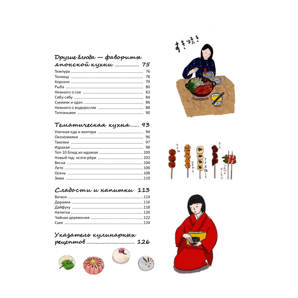 Japāņu virtuve ilustrācijās