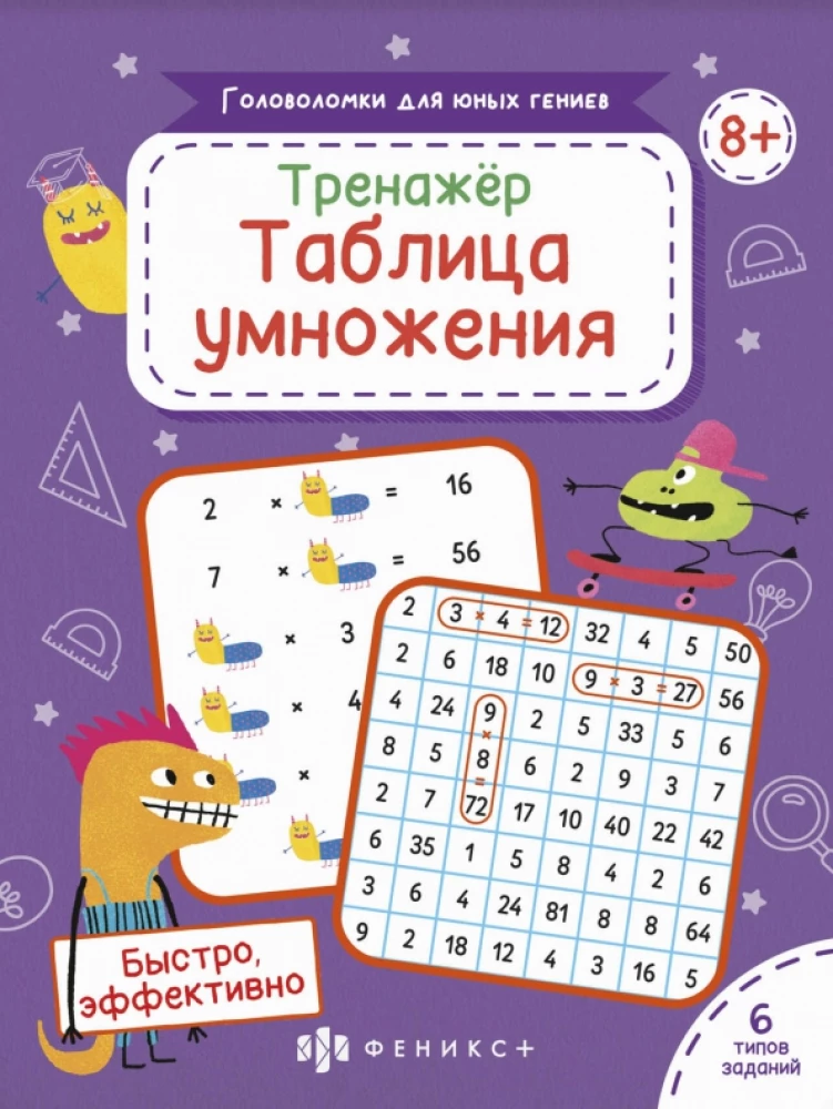 Reizināšanas tabula. Trenažieris