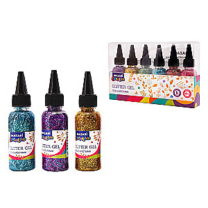 Gleznots ar spīdumiem Glimmer (6 krāsas pa 40 ml.)